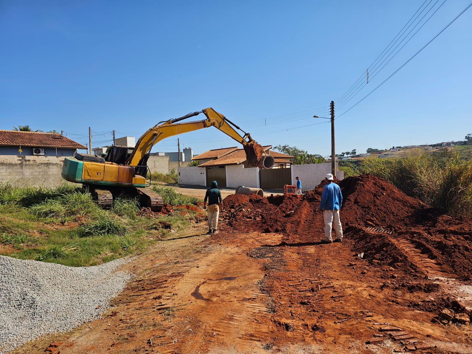 Sistema De Drenagem No Jardim Margarida Portal Oficinal De São José