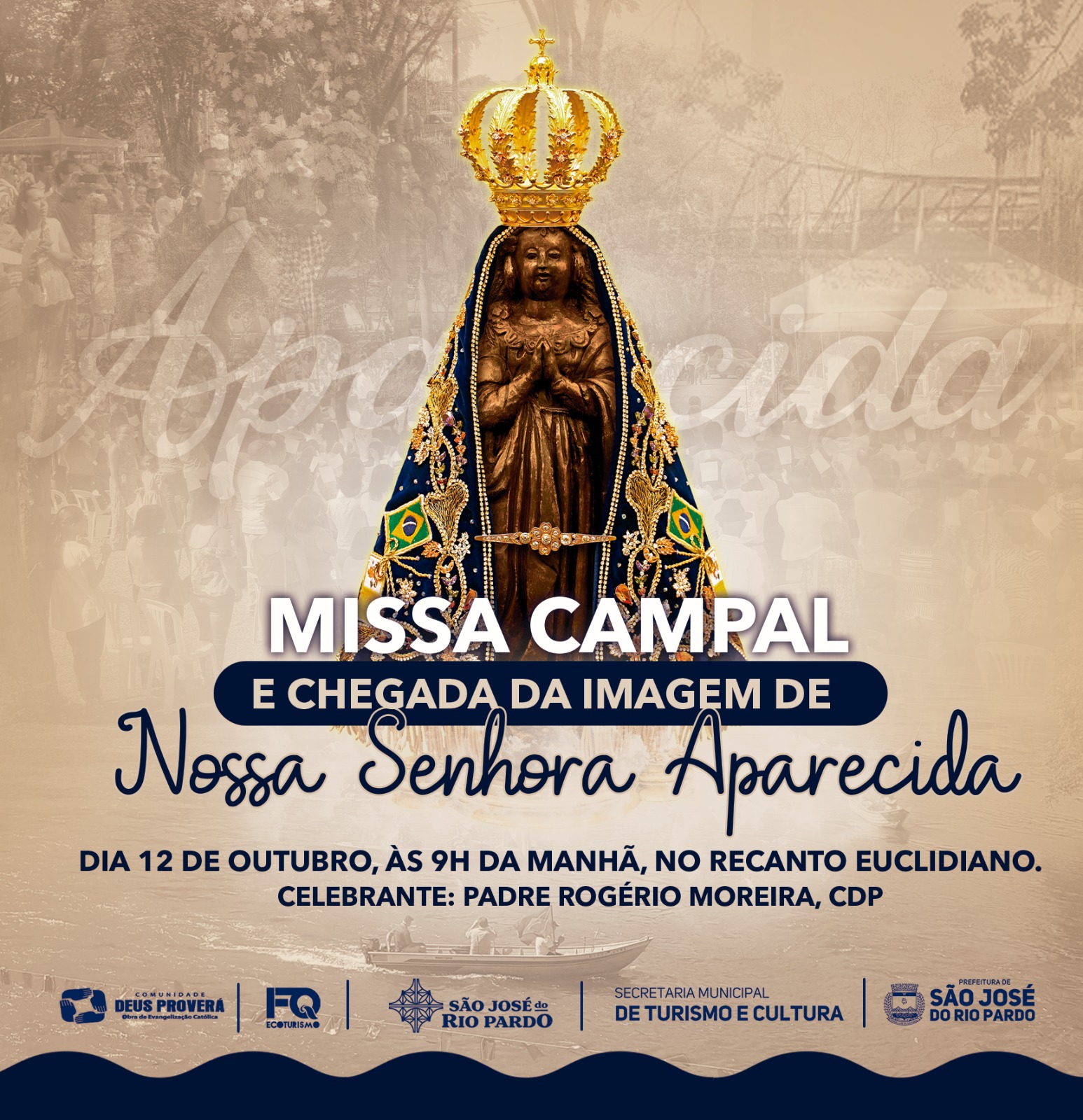 Confira a programação de missas para o Dia de Nossa Senhora Aparecida