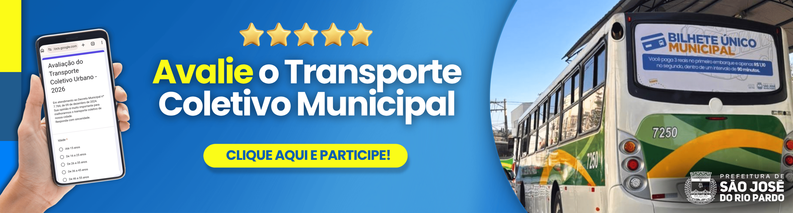 Pesquisa sobre o Transporte Coletivo